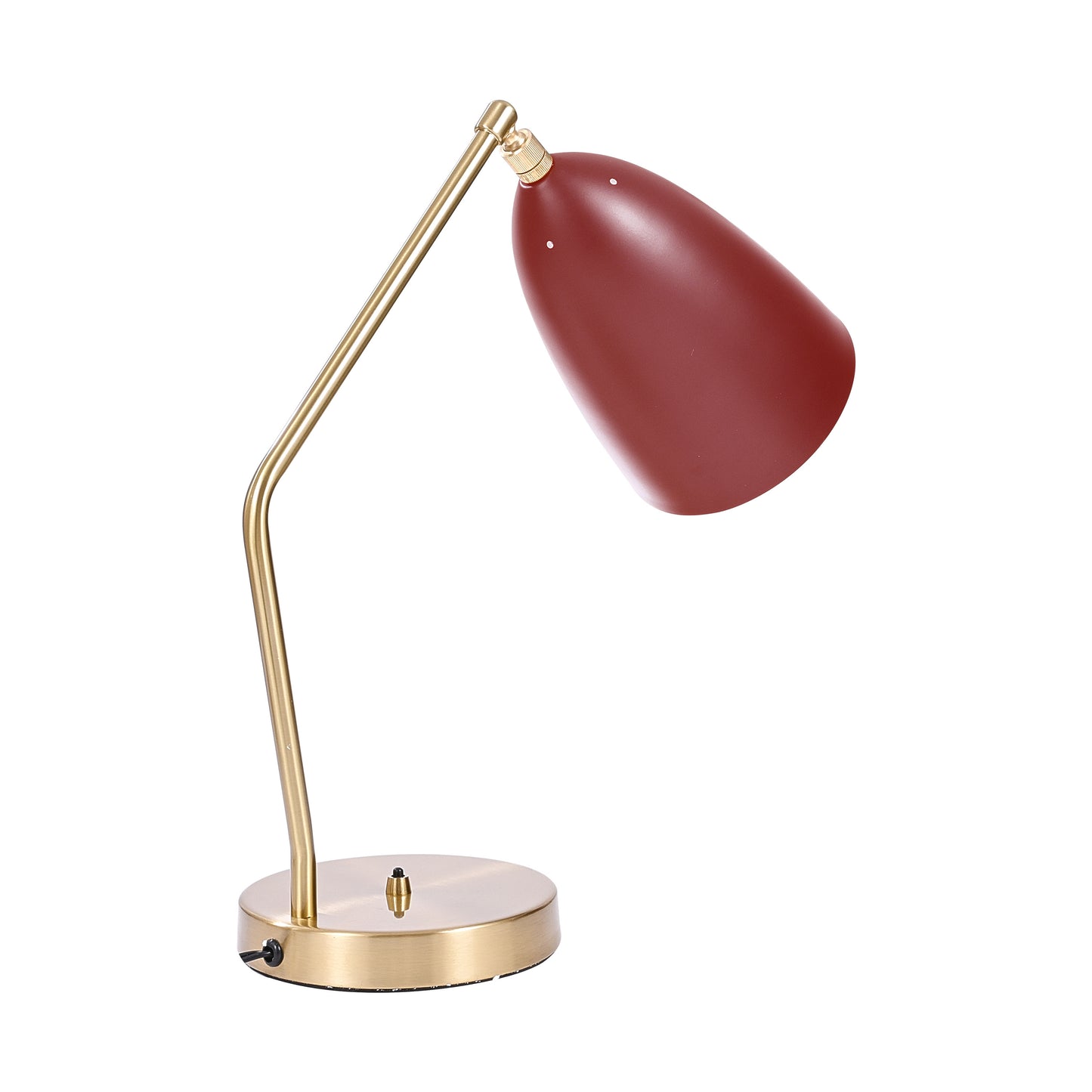 GH Table Lamp - Burgundy Red