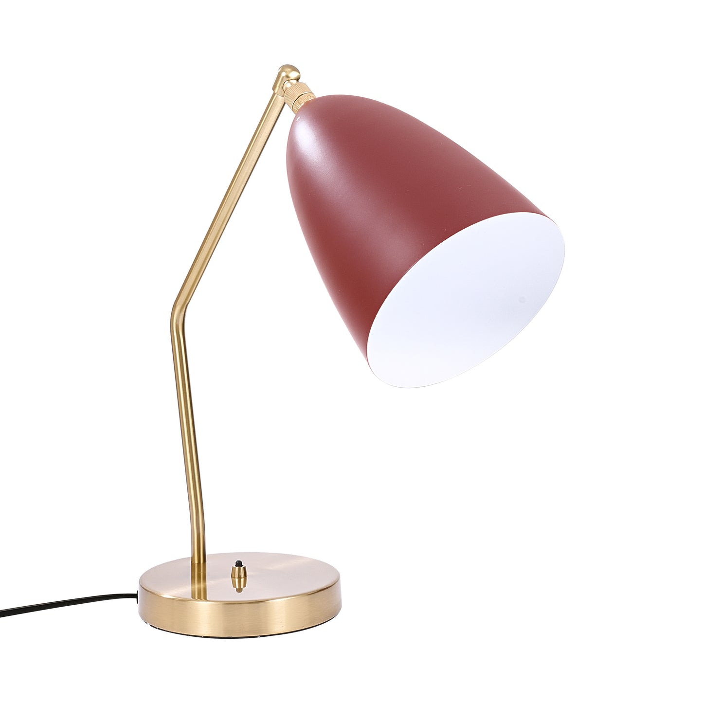 GH Table Lamp - Burgundy Red