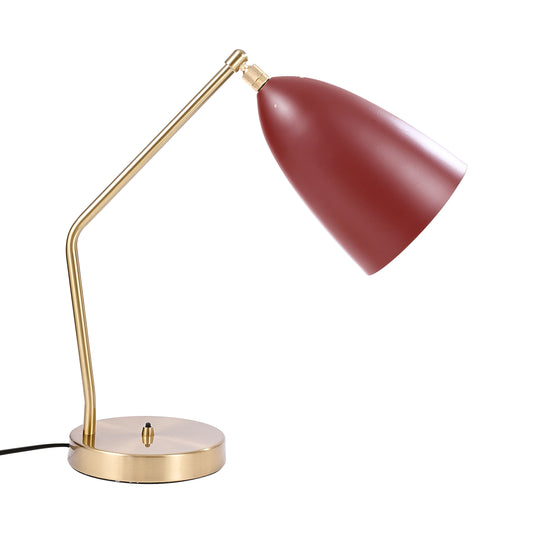 GH Table Lamp - Burgundy Red